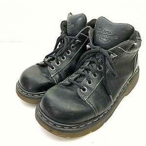 SOLD Dr Martens Black Leather Lace Up Boots Size 7